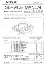AIWA LX-E990 OEM Service