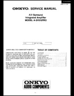 Onkyo ASV810PRO OEM Service