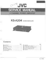 JVC KSA204 OEM Service