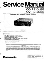 Panasonic CQ-R230LEE OEM Service