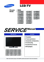 Samsung LE37B551A6WXZG Service Guide