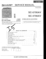 SHARP SC4700AV OEM Service