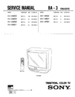 Sony KV14PM1 OEM Service