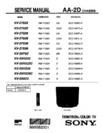 Sony KV29RS22C OEM Service