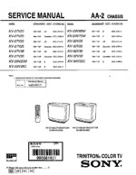 Sony KV27V35 OEM Service