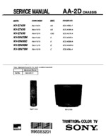 Sony KV29V66M OEM Service