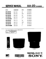 Sony KV34V36C OEM Service