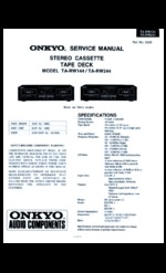 Onkyo RW244 OEM Service