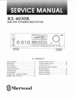 SHERWOOD RX-4030R OEM Service